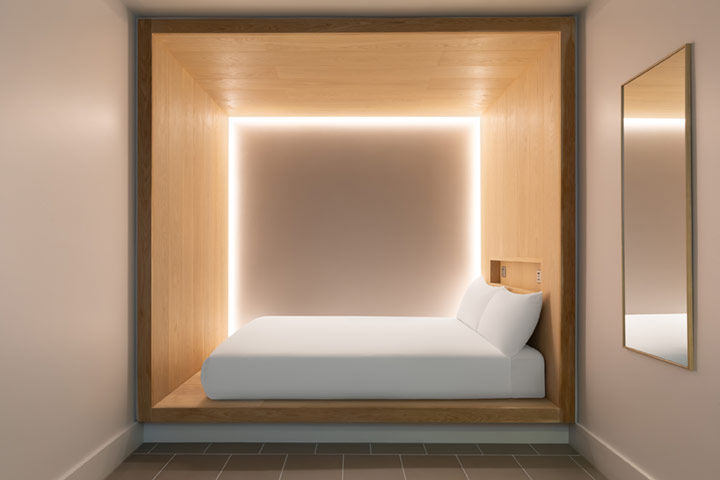 zedwell Hotels Capsule bedroom